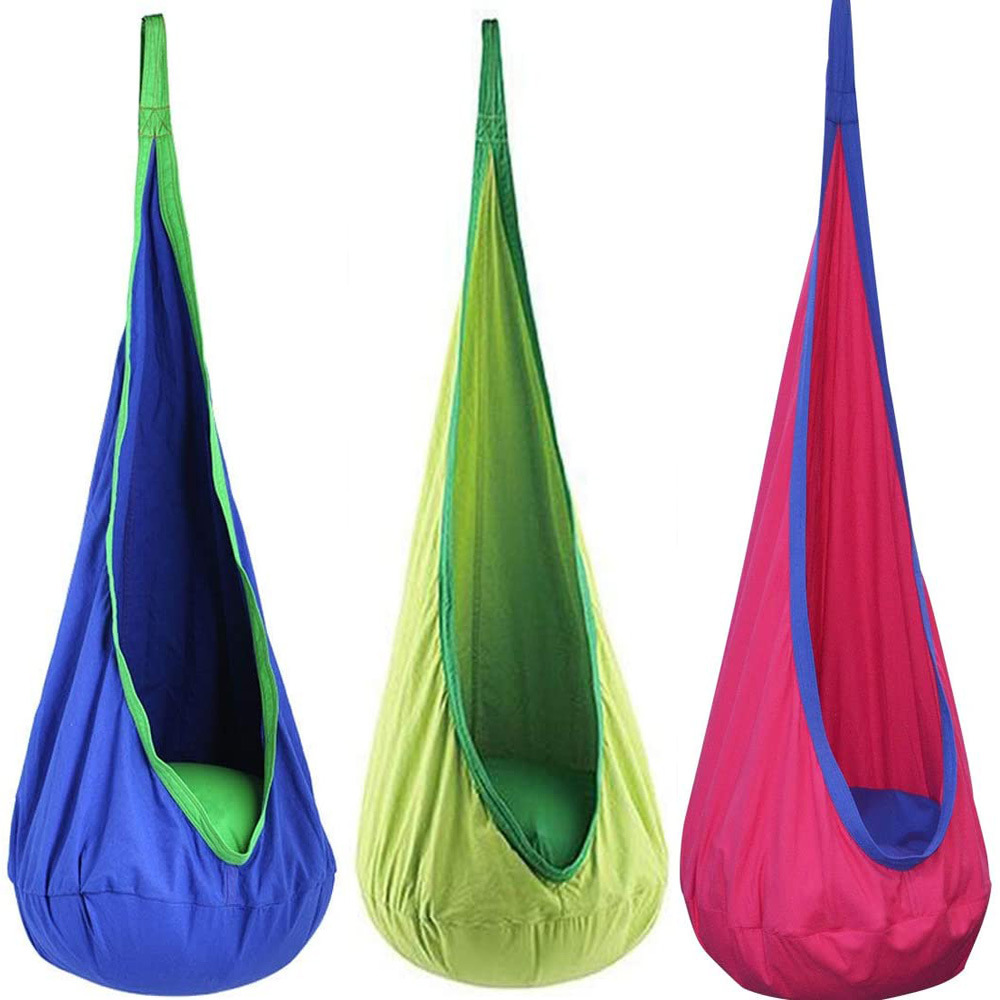 Kids Outdoor Hammock Chair - Nowe wiszące krzesło dla dzieci Przenośne