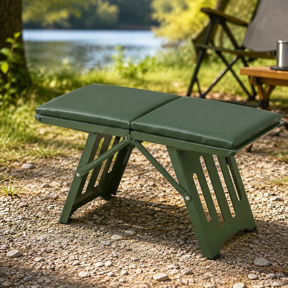Kids Outdoor Folding Chair - Przenośny składany stołek, krzesło kempingowe na