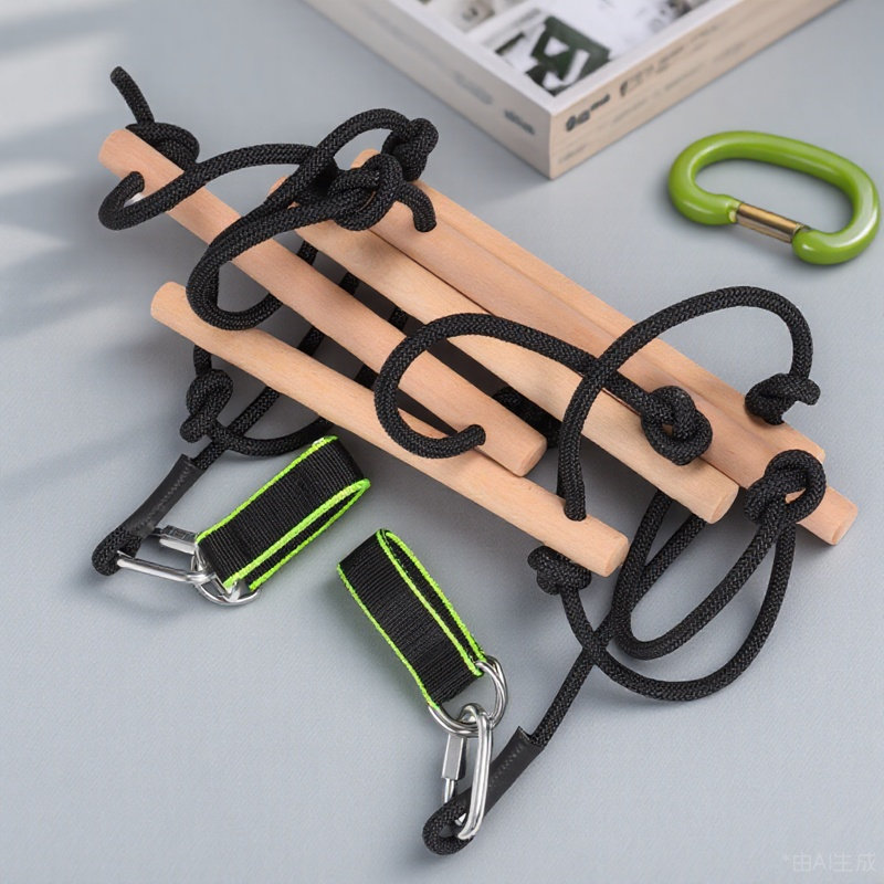 Kids Outdoor Wooden Playset - 1 zestaw drewnianych elementów do wspinaczki