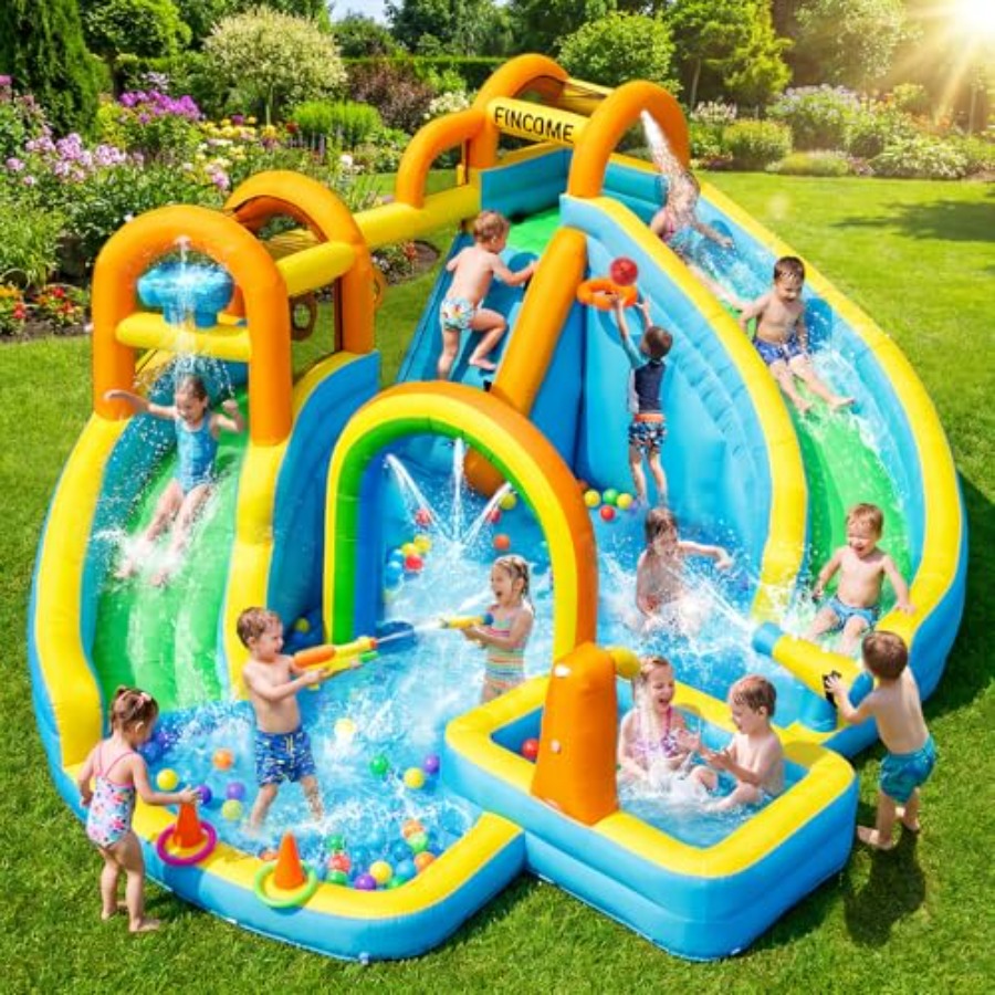 Kids Outdoor Water Park - Nadmuchiwany park wodny na zewnątrz dla