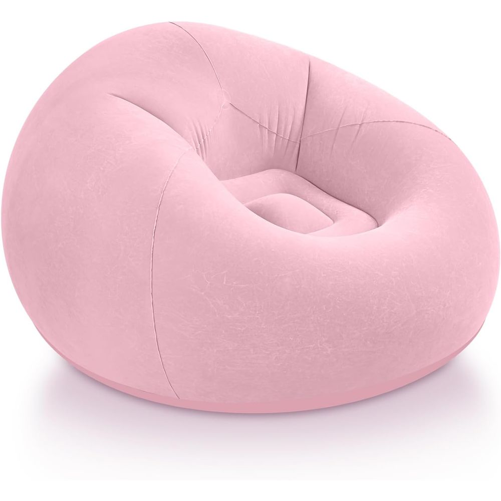 Kids Outdoor Bean Bag Chair - Nadmuchiwane fotele typu bean bag, różowe