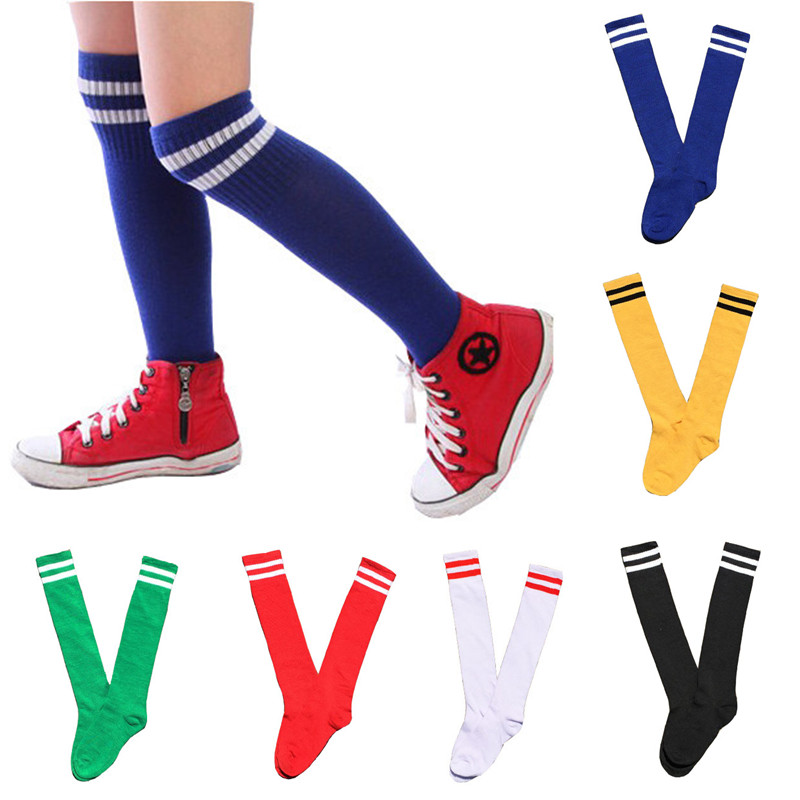 Kids Outdoor Hockey Set - Długie bawełniane skarpetki do kolan dla