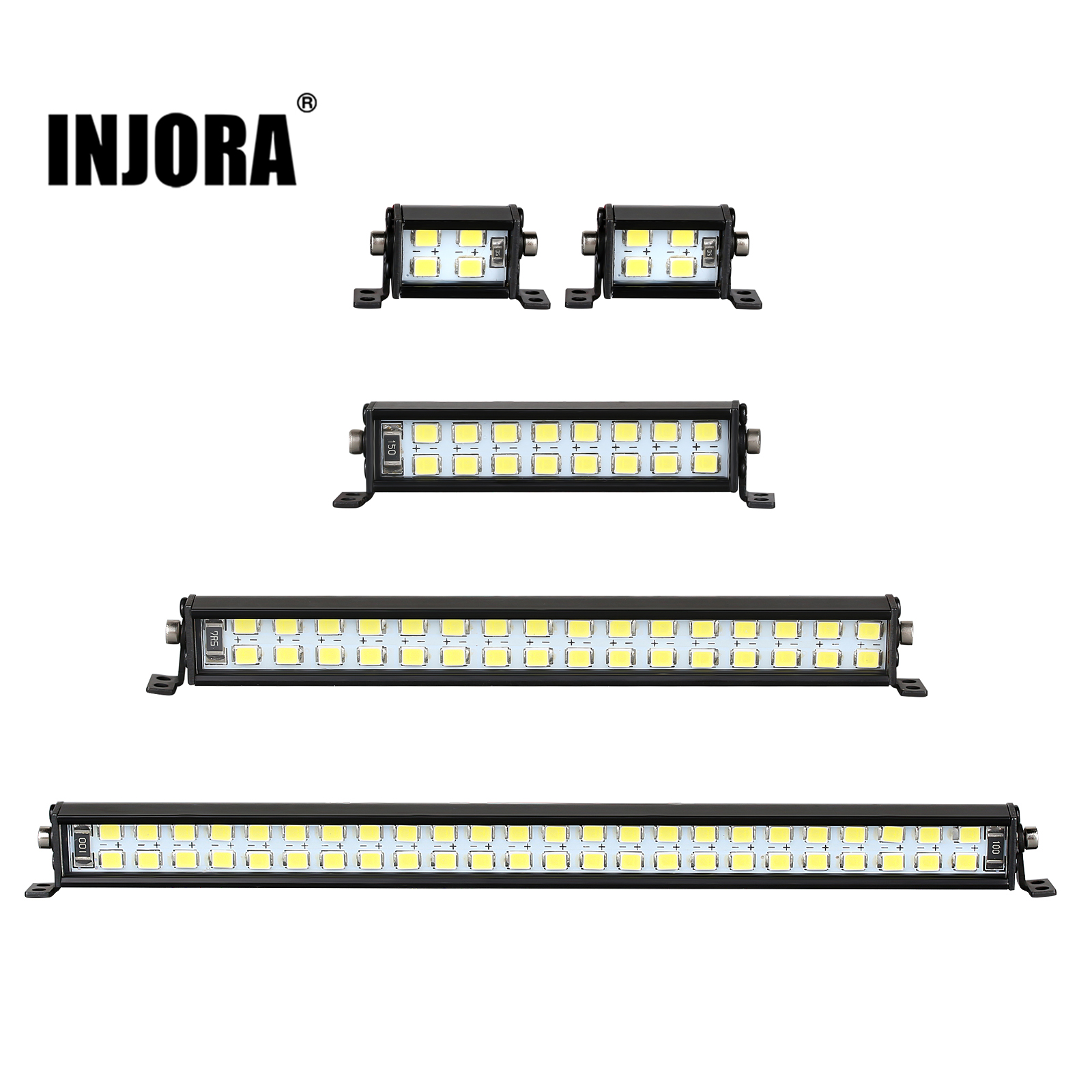 Tamiya Model Rc Car - INJORA Bright Light Bar 17/52/102/147mm dla