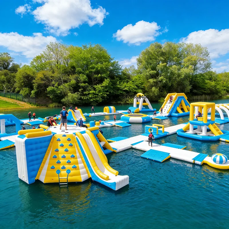 Kids Outdoor Water Park - Wysokiej jakości dmuchany modułowy park wodny
