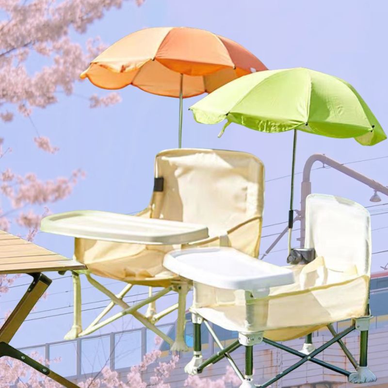Kids Outdoor Bean Bag Chair - Przenośne krzesełko dziecięce z odłączaną tacą
