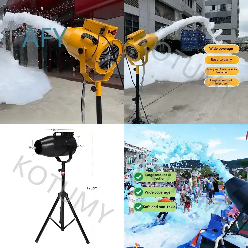 Kids Outdoor Water Park - Maszyna do piany o mocy 1500W,