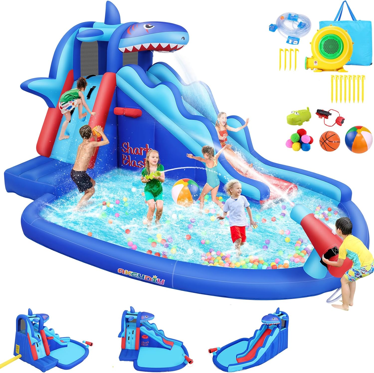 Kids Outdoor Water Park - Nadmuchiwany park wodny dla dzieci z