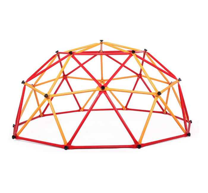 Kids Outdoor Jungle Gym Dome - Geometryczna Kopuła do Wspinaczki, Zewnętrzna Siłownia