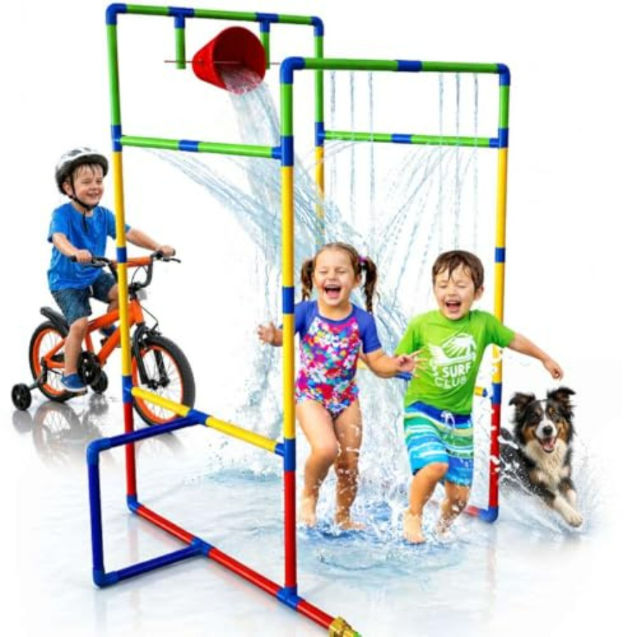 Kids Outdoor Water Park - Zewnętrzny, ogrodowy park wodny z tunelowym