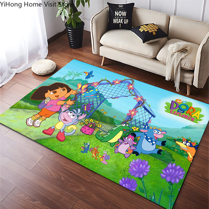 Kids Outdoor Table And Chairs - Zabawny dywan z motywem Doraemona, klasyczny