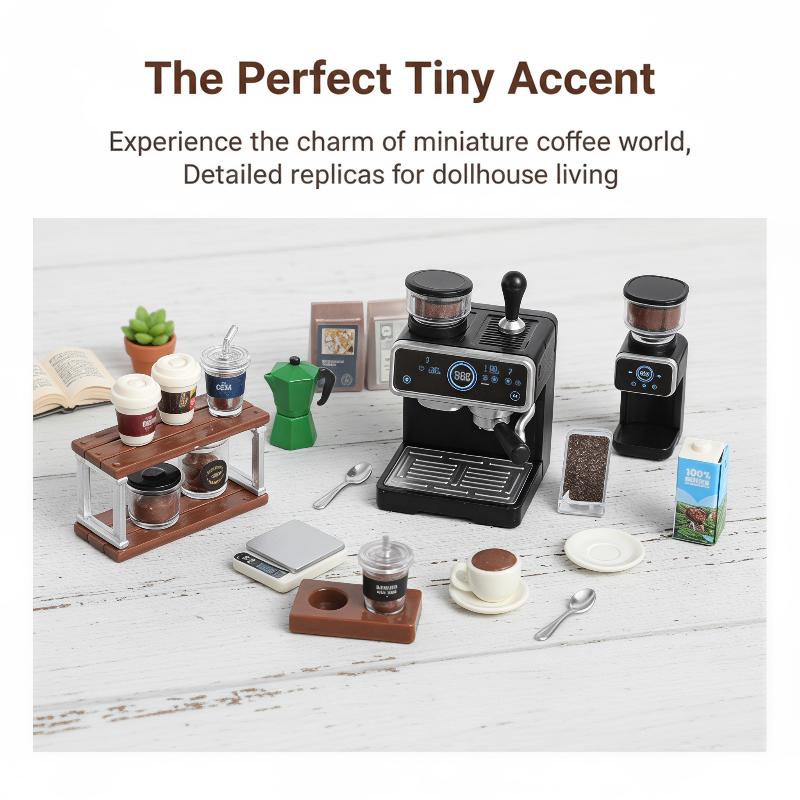 Kids Outdoor Mud Kitchen Accessories - Miniaturowy zestaw do kawy do domku