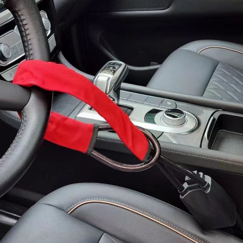 Swing Seat Belt - Blokada kierownicy samochodowej ze stali, blokada