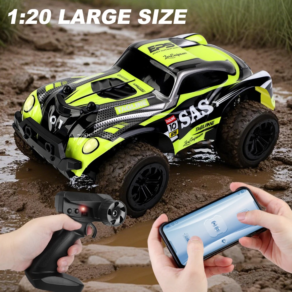 Kids Outdoor Dirt Toys - Samochód zdalnie sterowany 1:20 RC Pickup