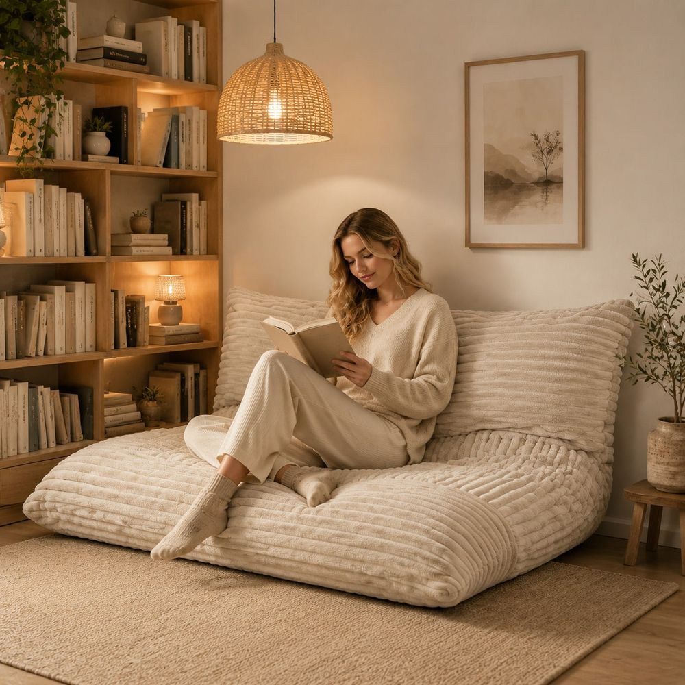 Kids Outdoor Bean Bag Chair - 1 Ogromny Puf-krzesło dla dorosłych i