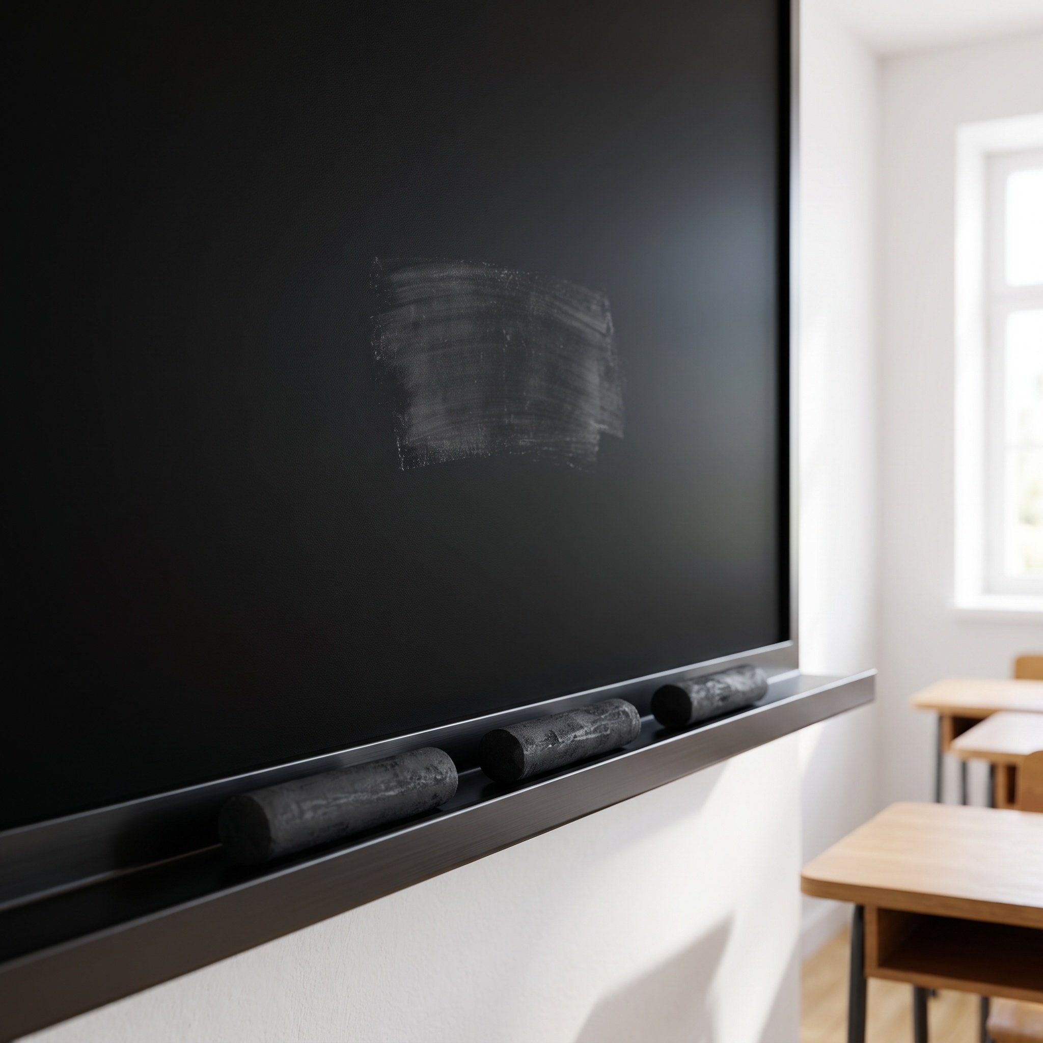 Kids Outdoor Chalkboard - 40 sztuk czarnej kredy do nauczania,