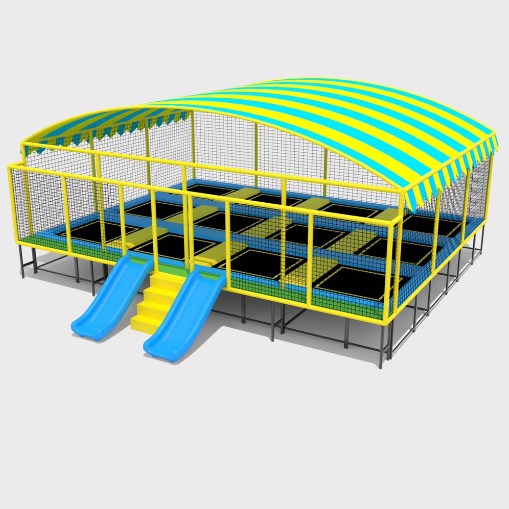 Kids Indoor Outdoor Trampoline - Profesjonalny sprzęt do parków trampolinowych dla