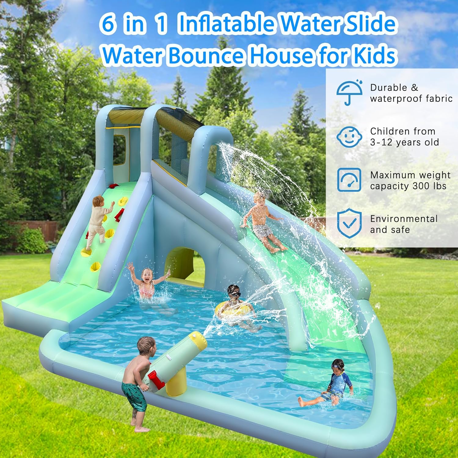 Nadmuchiwany park wodny dla dz – Kids Outdoor Water Park recenzja i cena