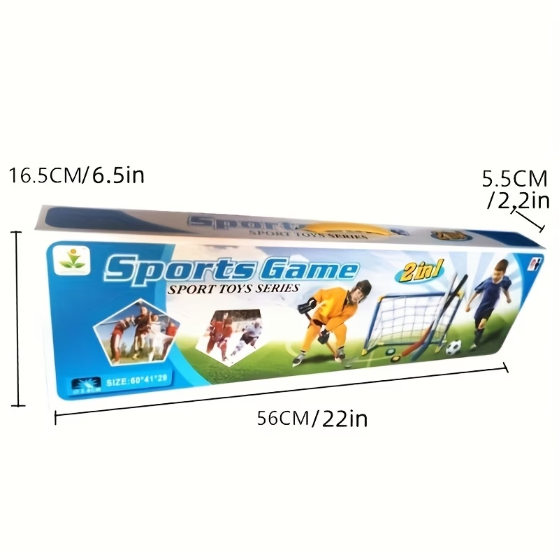 Zestaw 2 w 1: bramki do hokeja – Kids Outdoor Hockey Set recenzja i cena