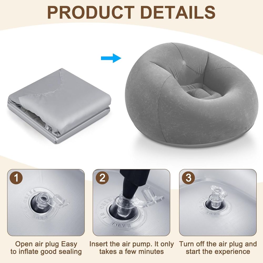 Nadmuchiwane fotele typu bean  – Kids Outdoor Bean Bag Chair recenzja i cena