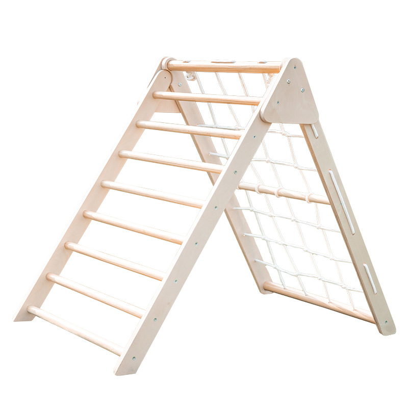 Składany Drewniany Trójkątny W – Kids Outdoor Wooden Playset recenzja i cena