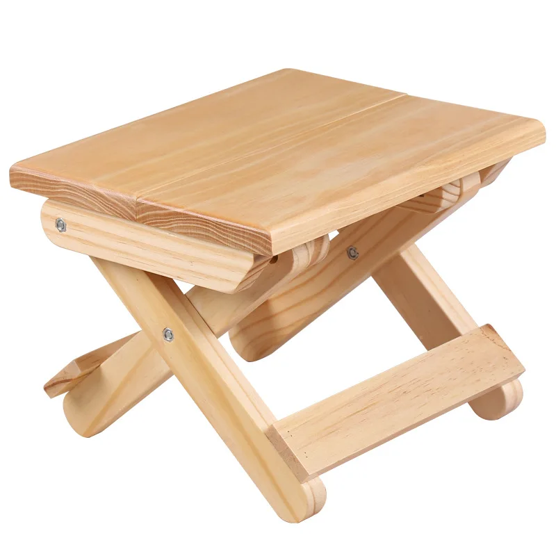 Składany stołek z drewna sosno – Kids Outdoor Folding Chair recenzja i cena