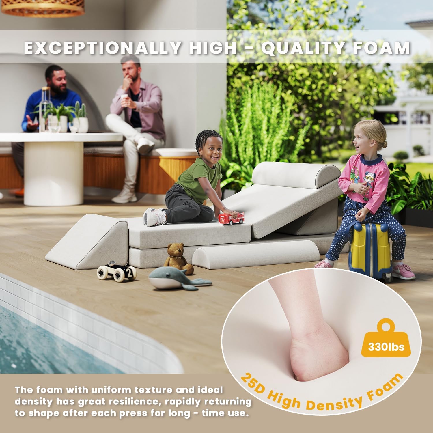 Wodoodporny, modułowy zestaw k – Kids Outdoor Wooden Playset recenzja i cena