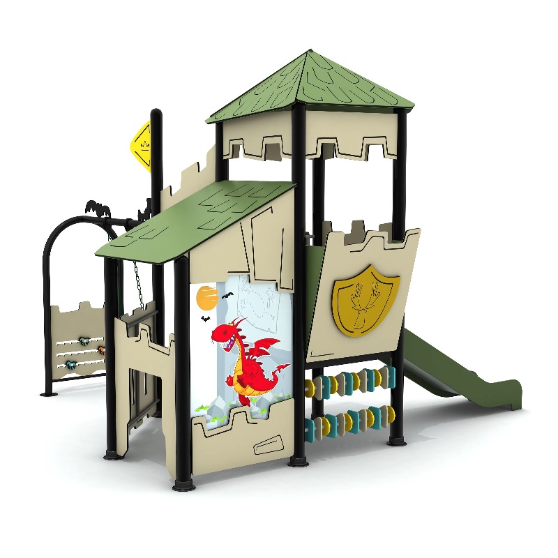 Drewniany zestaw zabawowy na z – Kids Outdoor Wooden Playset recenzja i cena