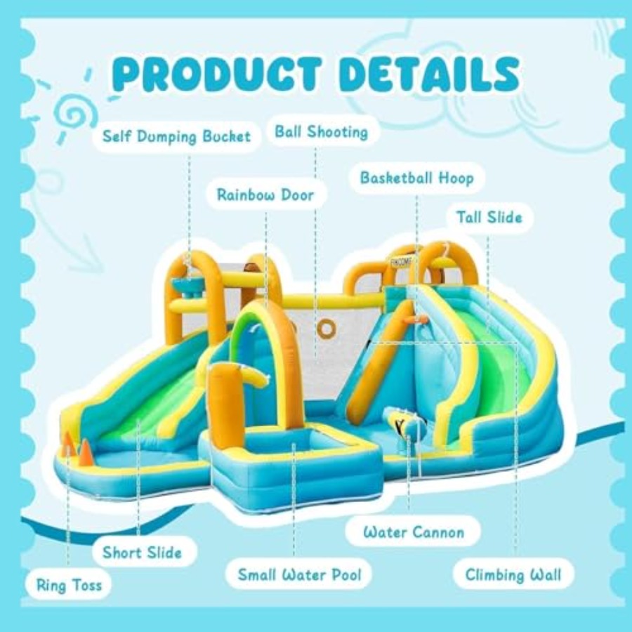 Nadmuchiwany park wodny na zew – Kids Outdoor Water Park recenzja i cena