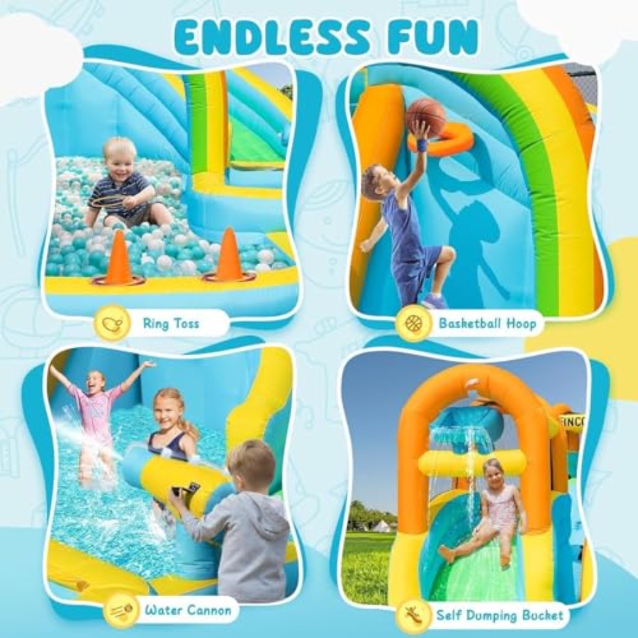 Nadmuchiwany park wodny na zew – Kids Outdoor Water Park recenzja i cena
