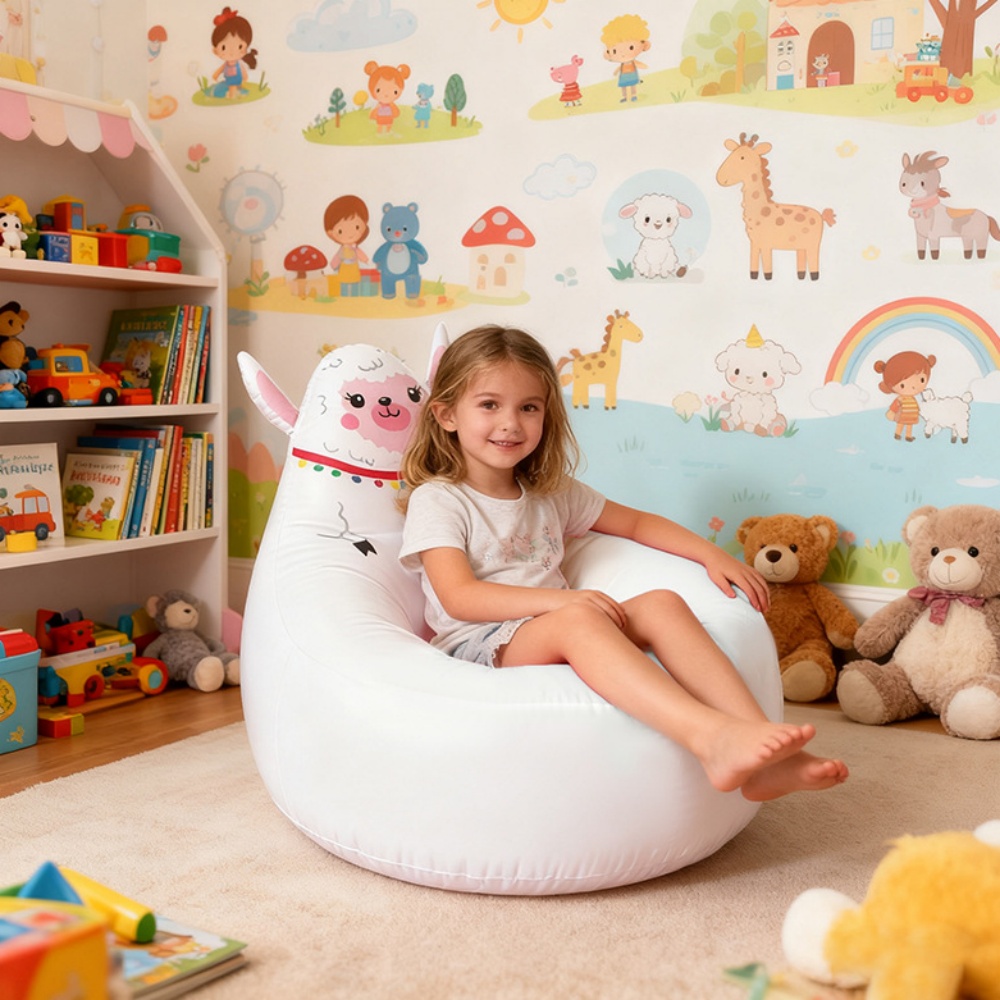 Dmuchana sofa dla dzieci z PVC – Outdoor Kid Friendly recenzja i cena