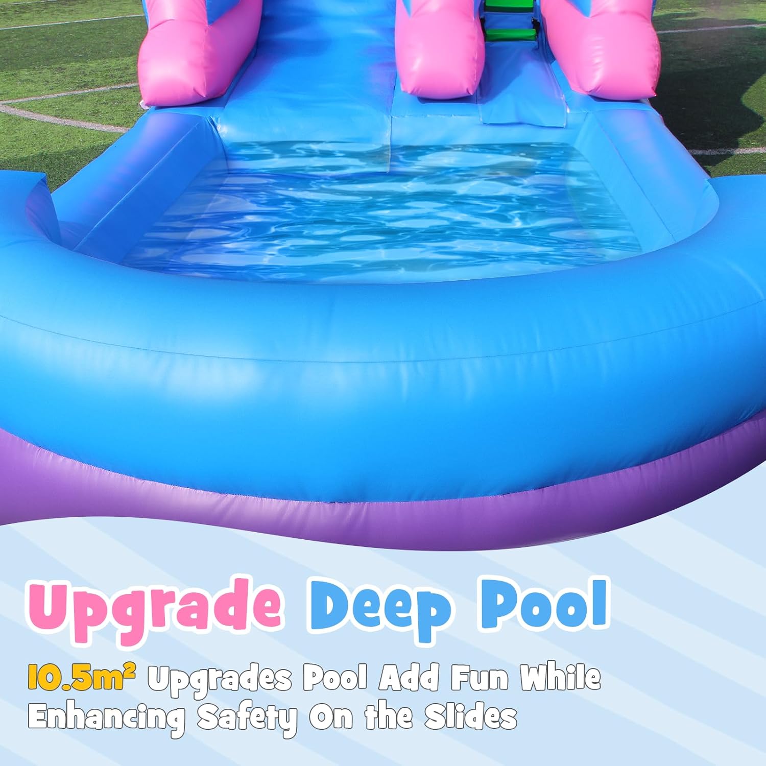 26.2 FT Wytrzymała dmuchana zj – Kids Outdoor Water Park recenzja i cena
