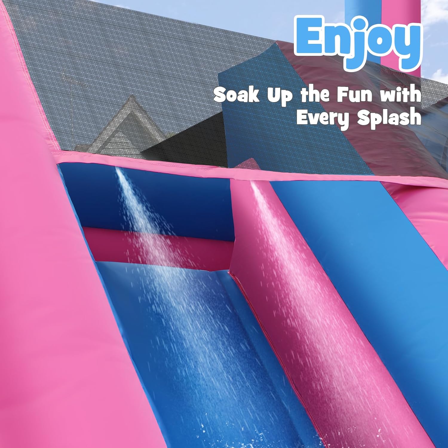 26.2 FT Wytrzymała dmuchana zj – Kids Outdoor Water Park recenzja i cena