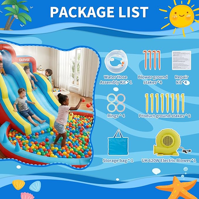 Nadmuchiwany park wodny 8-w-1  – Kids Outdoor Water Park recenzja i cena
