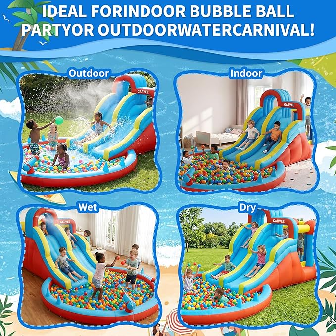 Nadmuchiwany park wodny 8-w-1  – Kids Outdoor Water Park recenzja i cena