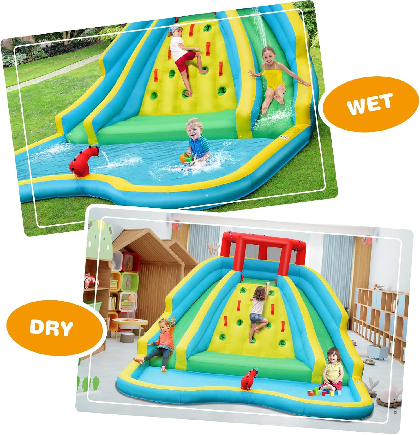 Ogromna dmuchana zjeżdżalnia w – Kids Outdoor Water Park recenzja i cena