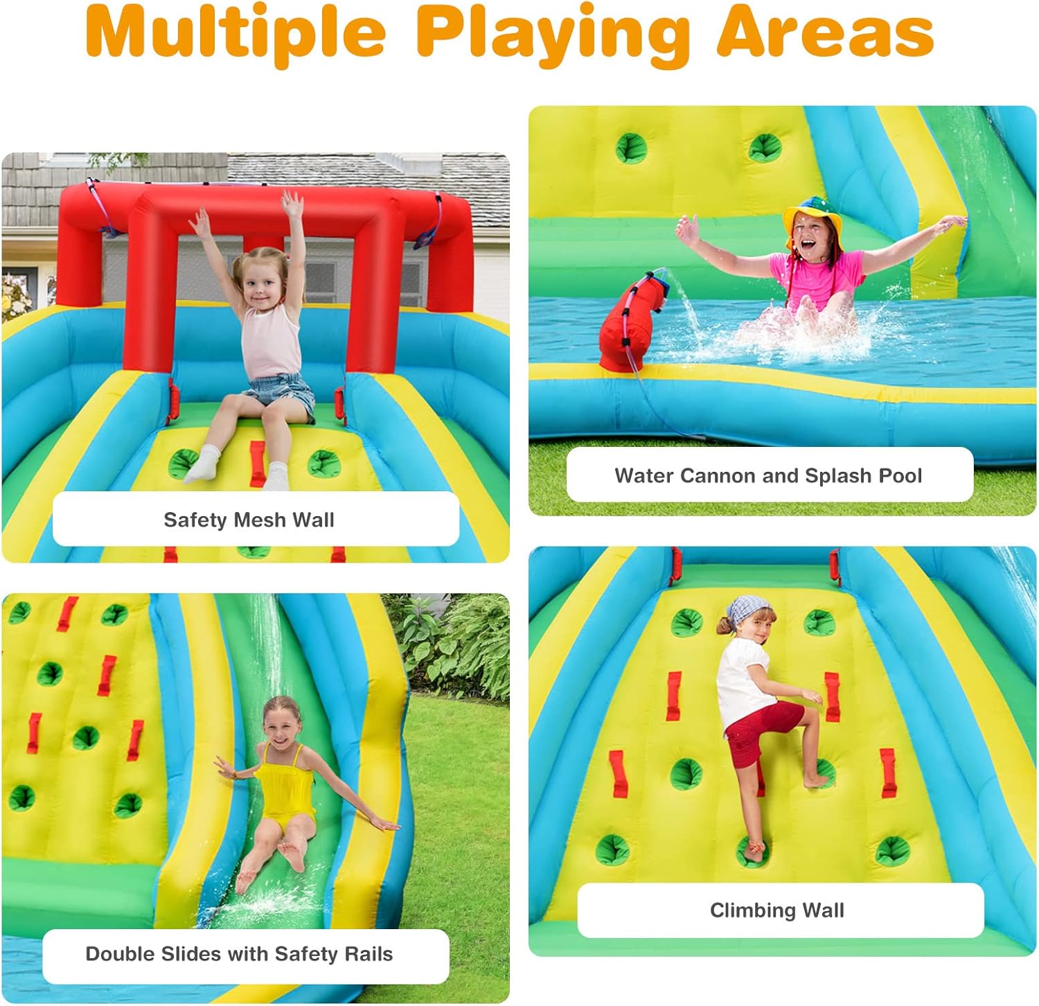 Ogromna dmuchana zjeżdżalnia w – Kids Outdoor Water Park recenzja i cena