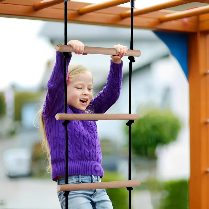 Drewniana drabinka sznurkowa h – Kids Outdoor Wooden Playset recenzja i cena