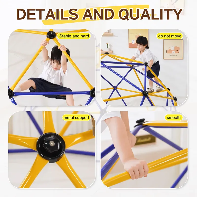 Zestaw do wspinaczki w kształc – Kids Outdoor Jungle Gym Dome recenzja i cena