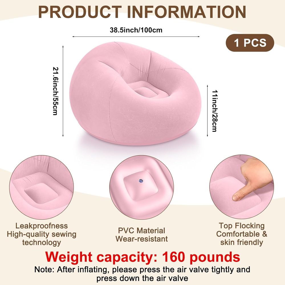 Nadmuchiwane fotele typu bean  – Kids Outdoor Bean Bag Chair recenzja i cena