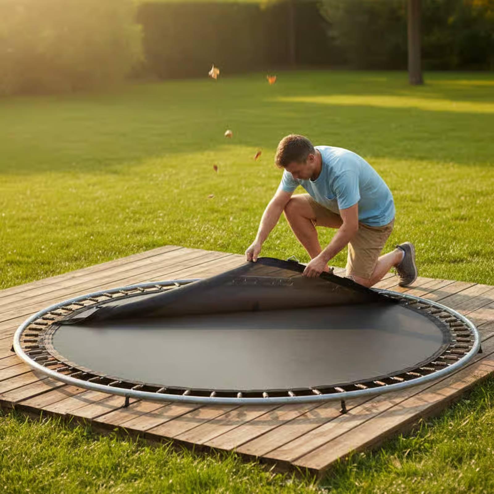 Siatka zabezpieczająca do tram – Kids Indoor Outdoor Trampoline recenzja i cena