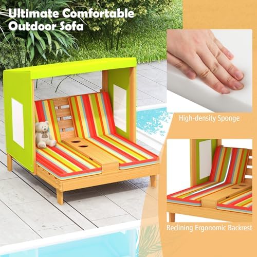 Leżanka dla dzieci na zewnątrz – Kids Outdoor Lounger Chair recenzja i cena