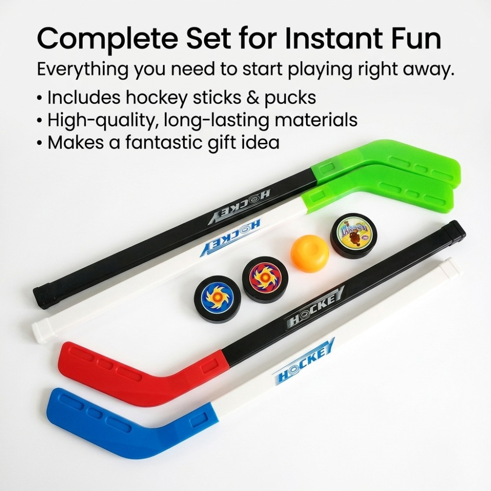 Plastikowa kijka do hokeja 72  – Kids Outdoor Hockey Set recenzja i cena