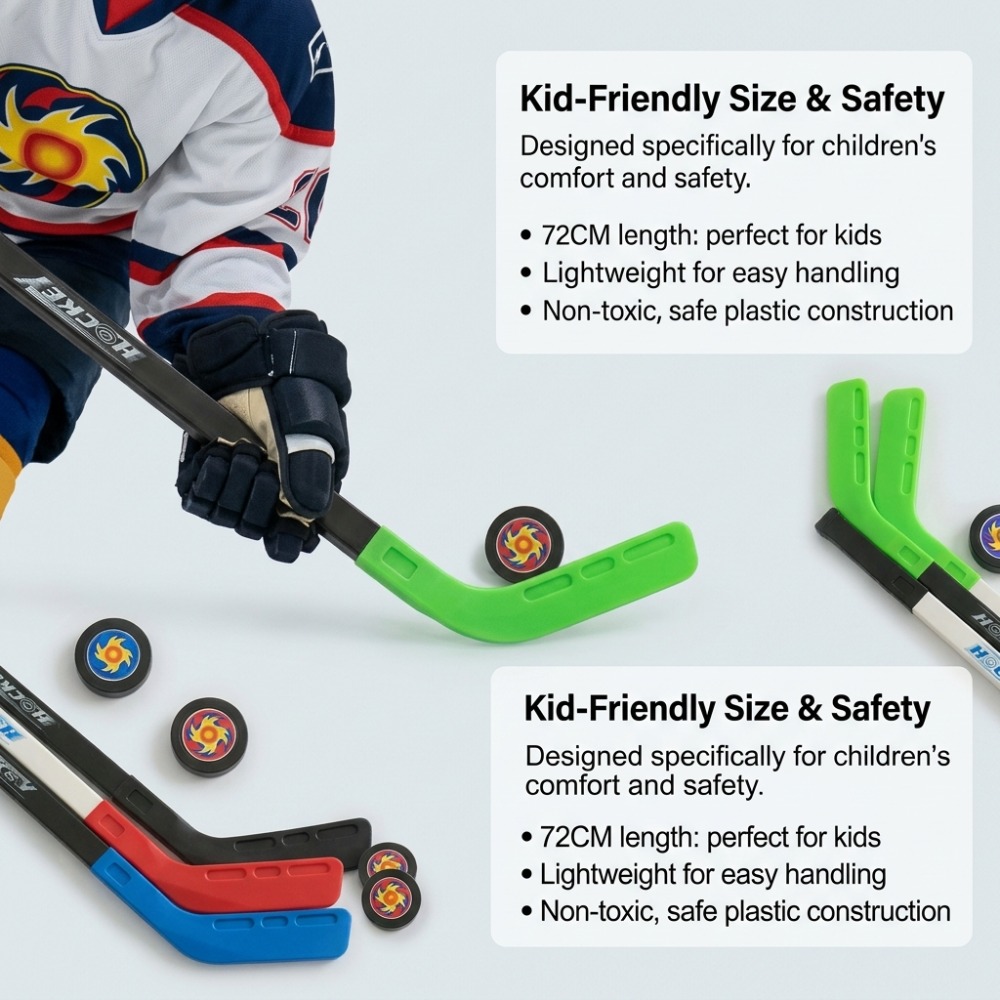 Plastikowa kijka do hokeja 72  – Kids Outdoor Hockey Set recenzja i cena