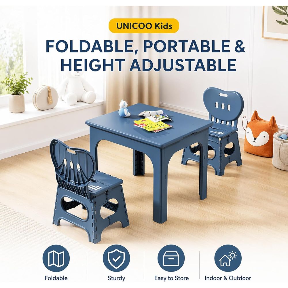Składany zestaw stół i krzesła – Kids Outdoor Table And Chairs recenzja i cena