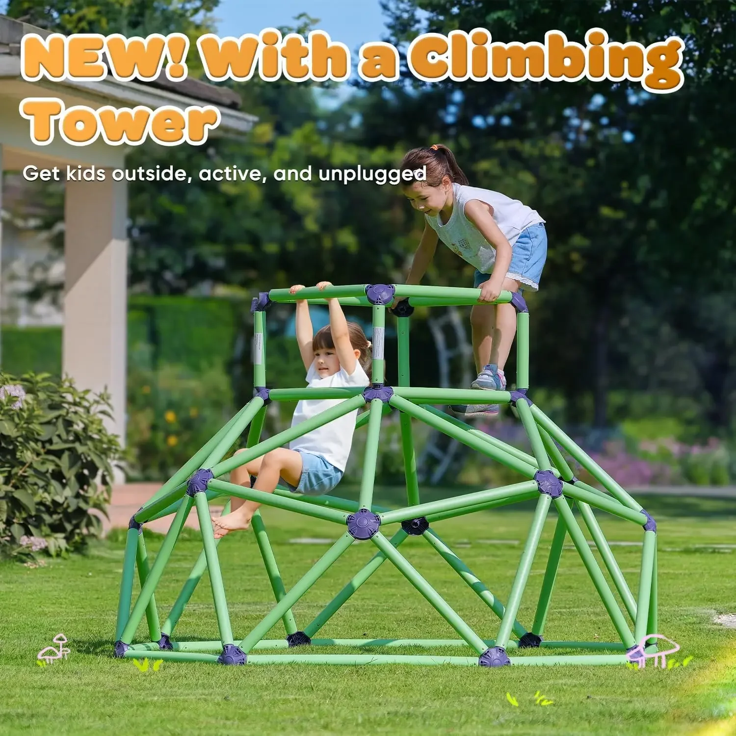 Zupapa Monkey Bars Climbing Do – Kids Outdoor Jungle Gym Dome recenzja i cena
