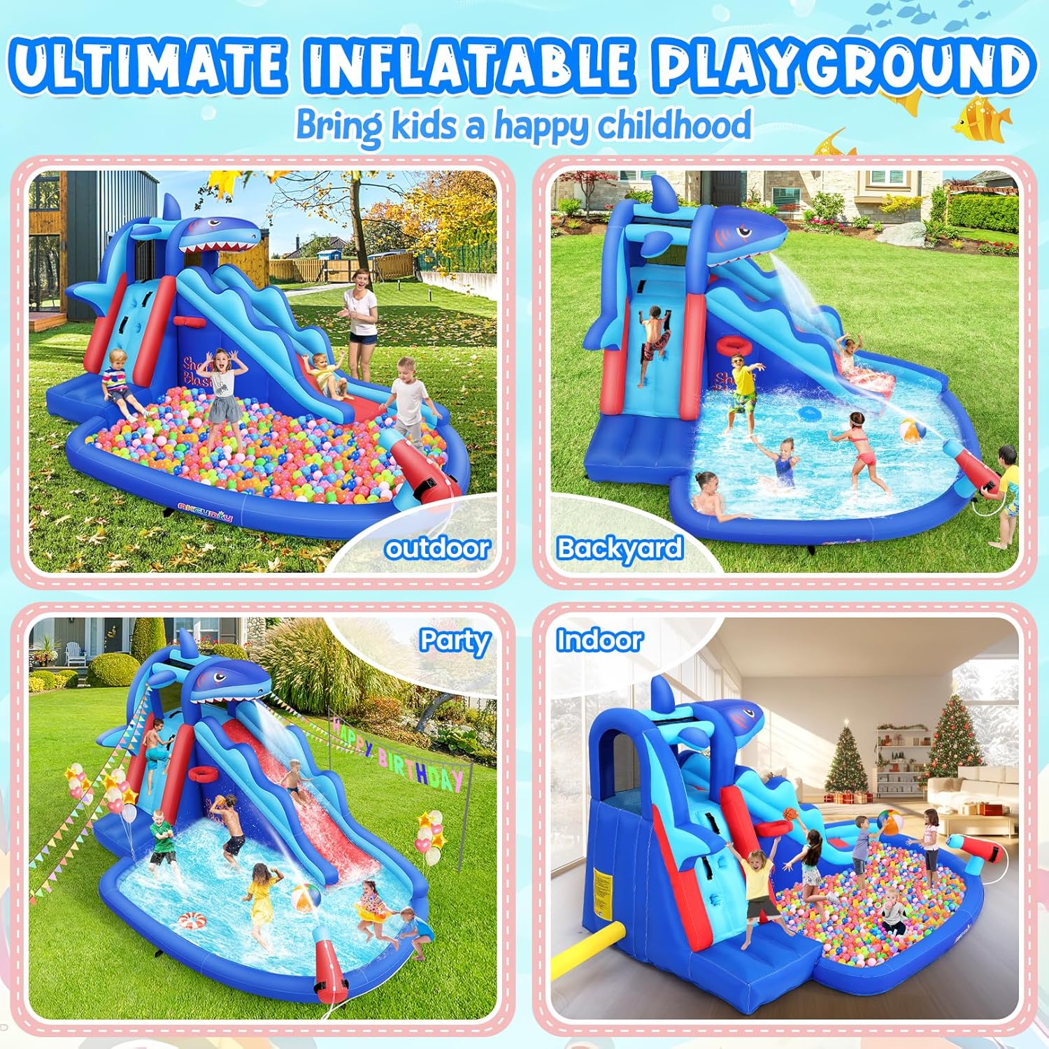 Nadmuchiwany park wodny dla dz – Kids Outdoor Water Park recenzja i cena