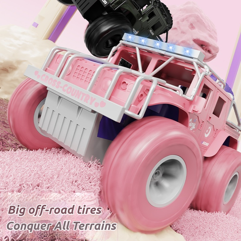 Super Duży Różowy Samochód RC  – Kids Outdoor Dirt Toys recenzja i cena