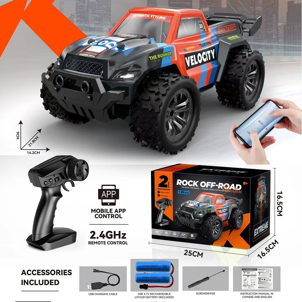 Samochód zdalnie sterowany 1:2 – Kids Outdoor Dirt Toys recenzja i cena